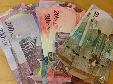 Botswana's currency, pula