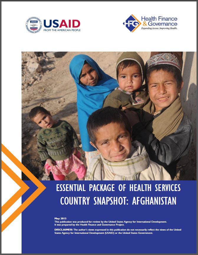Afghanistan EPHS cover