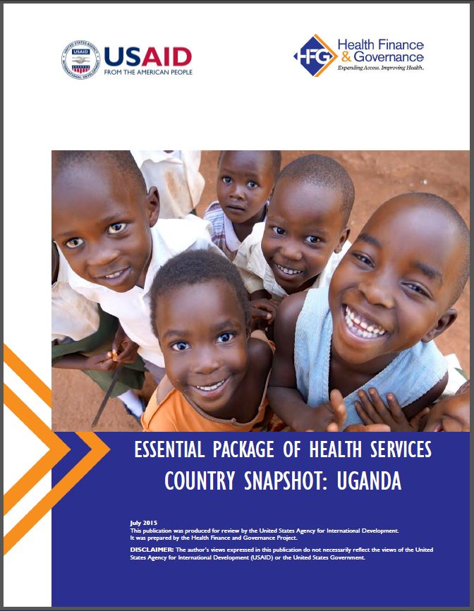 Uganda EPHS cover page